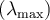 (\lambda_\mathrm{max})